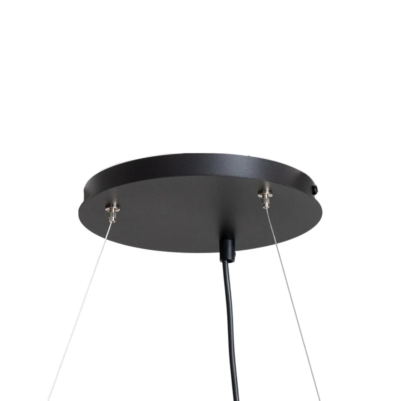 B-Ware Hängeleuchte Gama Pendelleuchte schwarz Leuchte Lampe Glas G9 LED 5-flammig 68cm