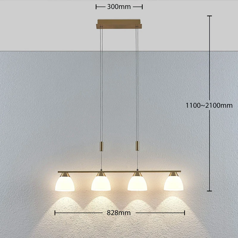 B-Ware Lindby LED-Pendelleuchte Wohnzimmerleuchte Deckenlampe Deckenlampe Deckenlicht