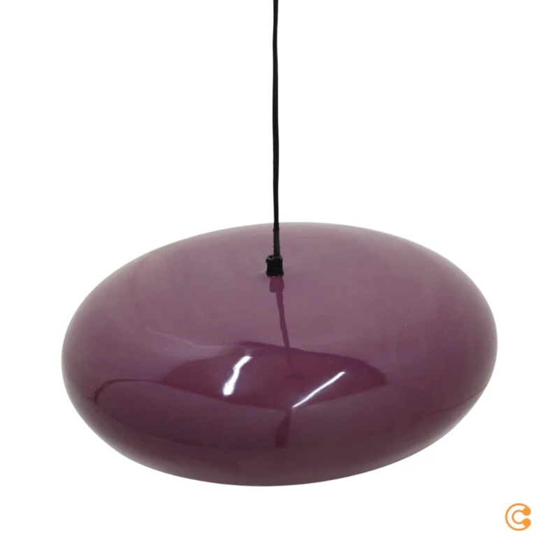 B-Ware KARE Hängeleuchte Pendelleuchte Lia violett Stahl 38 cm E14 LED SIEHE TEXT