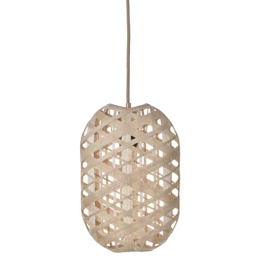 B-Ware Forestier Capsule S Pendelleuchte Deckenlampe Deko-Hängeleuchte 36 cm natur646