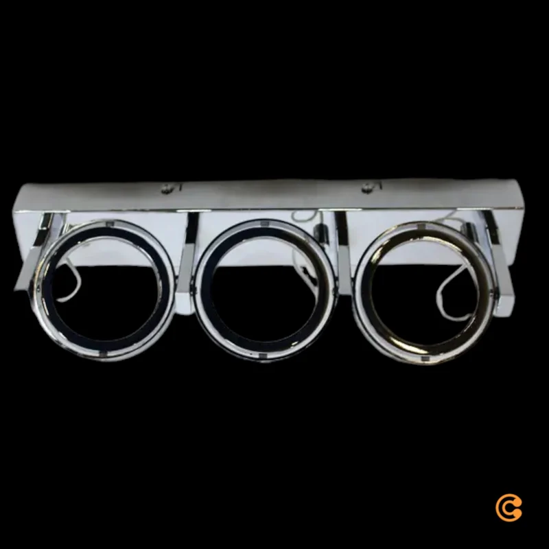 B-Ware Lionel Deckenleuchte Wandleuchte LED Leuchte Chrom 3 flammig Beleuchtung