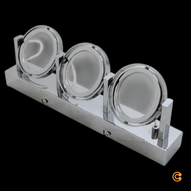 B-Ware Lionel Deckenleuchte Wandleuchte LED Leuchte Chrom 3 flammig Beleuchtung