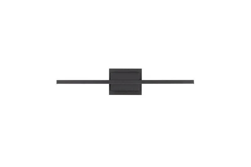 B-Ware Nova Luce Wandleuchte Wandlampe AZURE LED Schwarz Warmweiß 60,5 cm 12,5 W Lampe