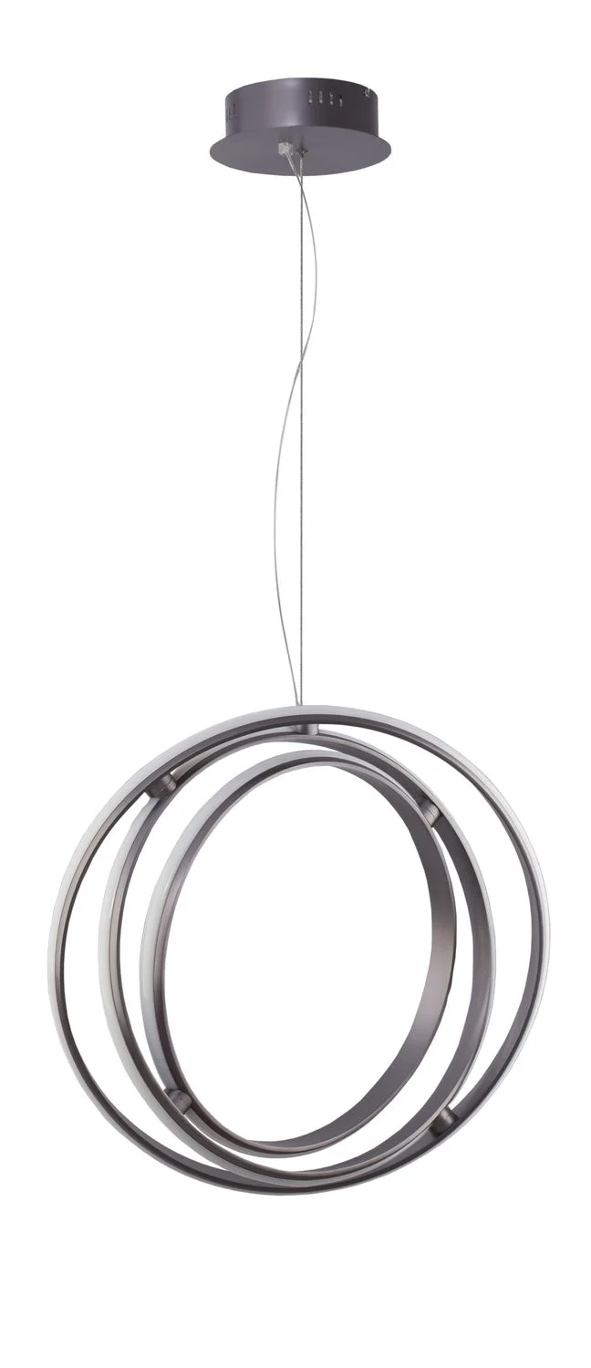 B-Ware Nova Luce Pendelleuchte Hängeleuchte LED PERTONE Schwarz dimmbar Warmweiß Ø 50cm