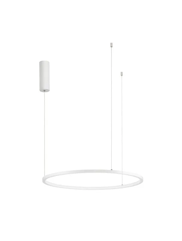 B-Ware Nova Luce Pendelleuchte Hängeleuchte TARQUIN LED Weiß dimmbar Warmweiß 37W 60cm