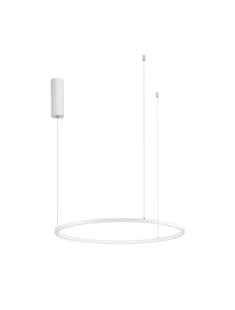 B-Ware Nova Luce Pendelleuchte Hängeleuchte TARQUIN LED Weiß dimmbar Warmweiß 37W 60cm