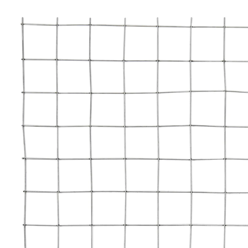 Volierendraht Silber aus verzinktem Stahl 1x10m Drahtstärke 1,2mm Maschenweite 25x25mm