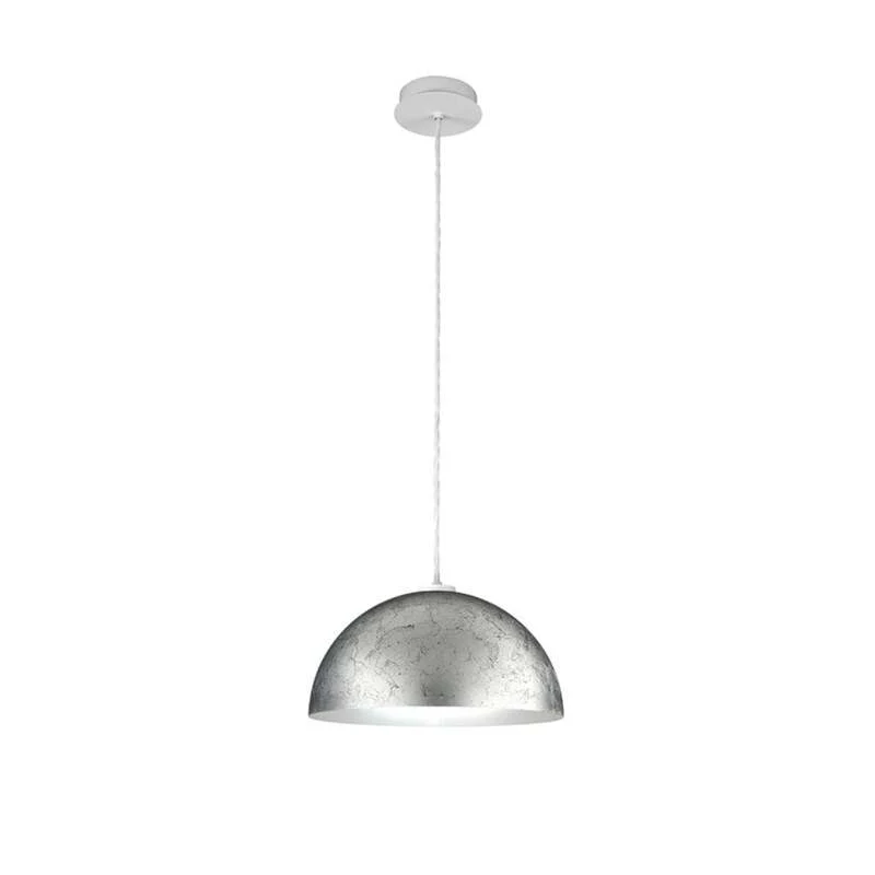 B-Ware Austrolux Pendelleuchte Hängeleuchte cult Vintage silber Metall SIEHE TEXT
