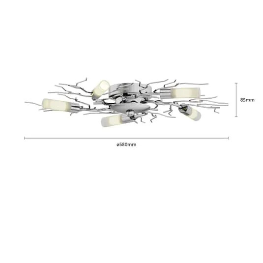 B-Ware Lindby Verästelte LED-Deckenlampe Deckenlampe Lampe Leuchte hängend Felicity262