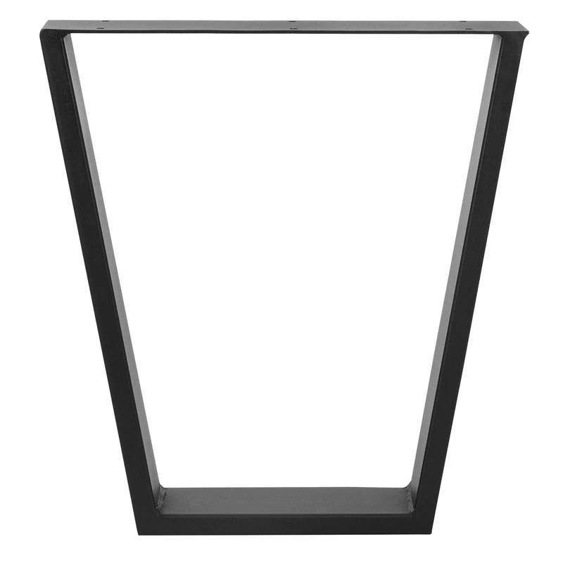 Tischbeine Tischgestell 2er Set V-Design 40 x 43,5 cm Anthrazit aus Stahl ML-Design