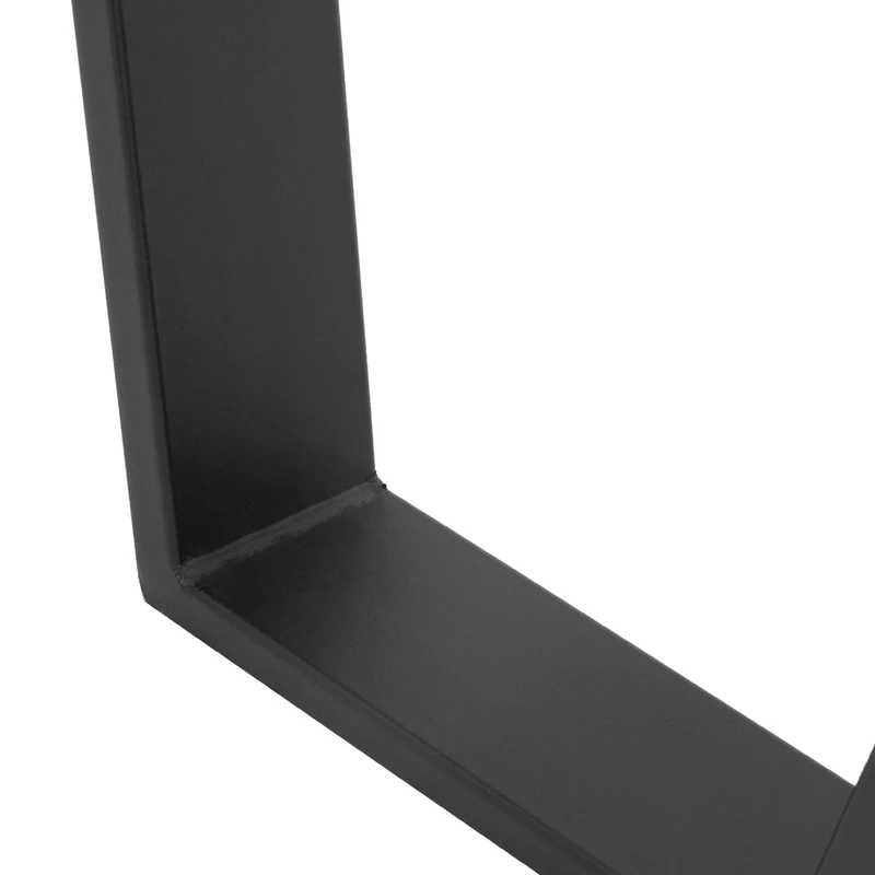 Tischbeine Tischgestell 2er Set V-Design 40 x 43,5 cm Anthrazit aus Stahl ML-Design