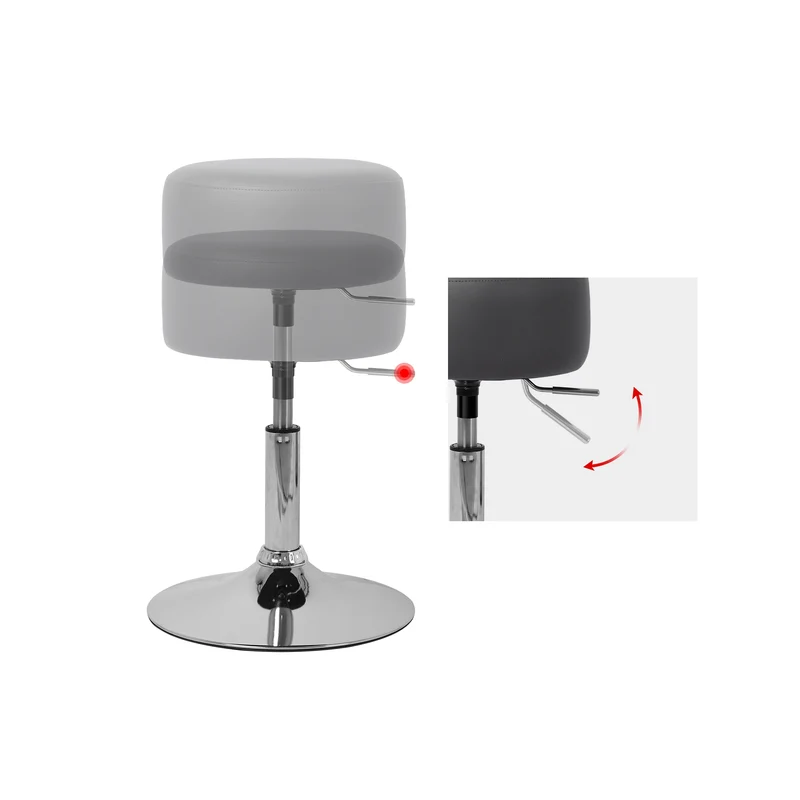 Schminktisch Frisiertisch 89,5x155x43,5 cm in Weiß mit LED Beleuchtung 3-tlg, Spiegel, Schublade & Hocker Drehbar ML-Design