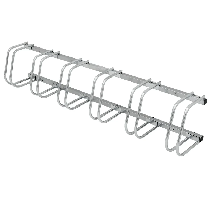 Fahrradständer für 6 Fahrräder 160 x 32 x 27 cm, aus verzinktem Stahl, inkl. Montagematerial