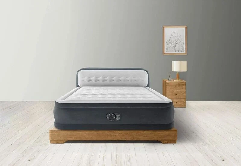 D-Ware Intex Luftbett DuraBeam Queen UltraPlushHeadboard mit 220 V Pumpe DEFEKTWARE
