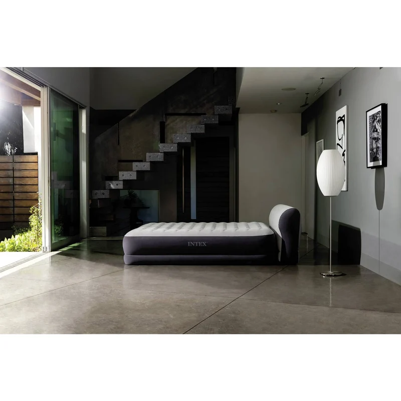 D-Ware Intex Luftbett DuraBeam Queen UltraPlushHeadboard mit 220 V Pumpe DEFEKTWARE