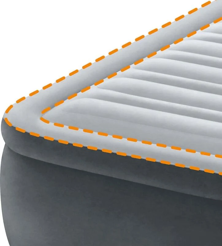 D-Ware Intex Luftbett DuraBeam Queen UltraPlushHeadboard mit 220 V Pumpe DEFEKTWARE