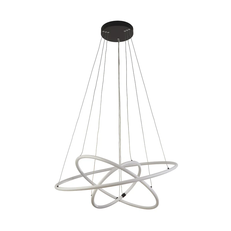 B-Ware searchlight Hängeleuchte Pendelleuchte LED Acryl dimmbar weiß Revolve 3 flammig