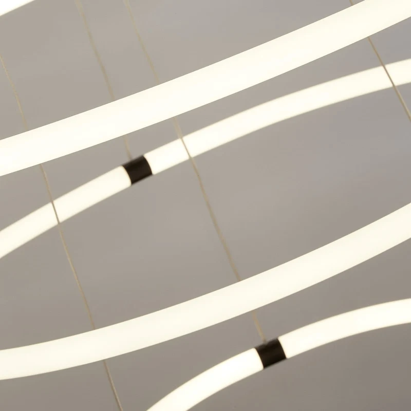 B-Ware searchlight Hängeleuchte Pendelleuchte LED Acryl dimmbar weiß Revolve 3 flammig