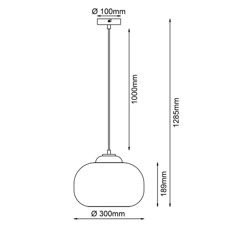 B-Ware Brilliant Pendelleuchte Hängelampe Glas Blop Lampe weiß Wohnzimmer Esszimmer