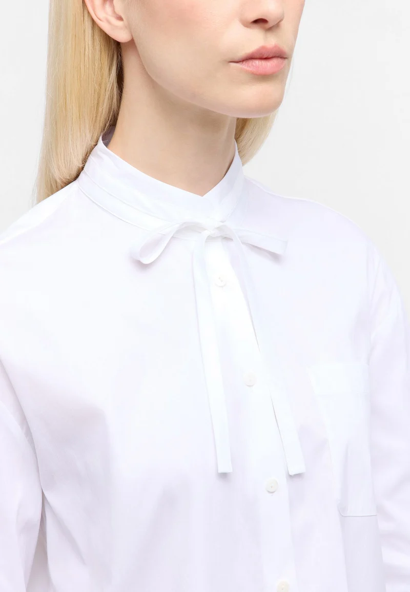 Signature Shirt Bluse Popeline Langarm