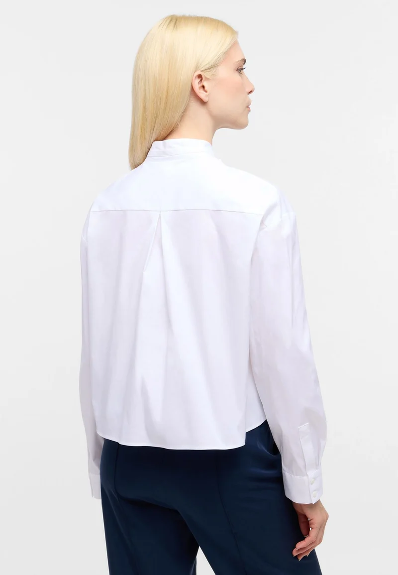 Signature Shirt Bluse Popeline Langarm