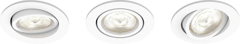 B-Ware Philips Lighting Shellbark 5020331P0 LED-Einbauleuchte 3er Set 13.5 W Warm-Weiß