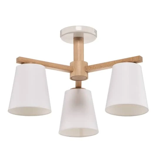 B-Ware Euluna Deckenlampe Canditia Deckenlampe Deckenlicht Deko-Flurleuchte E27 3-flg