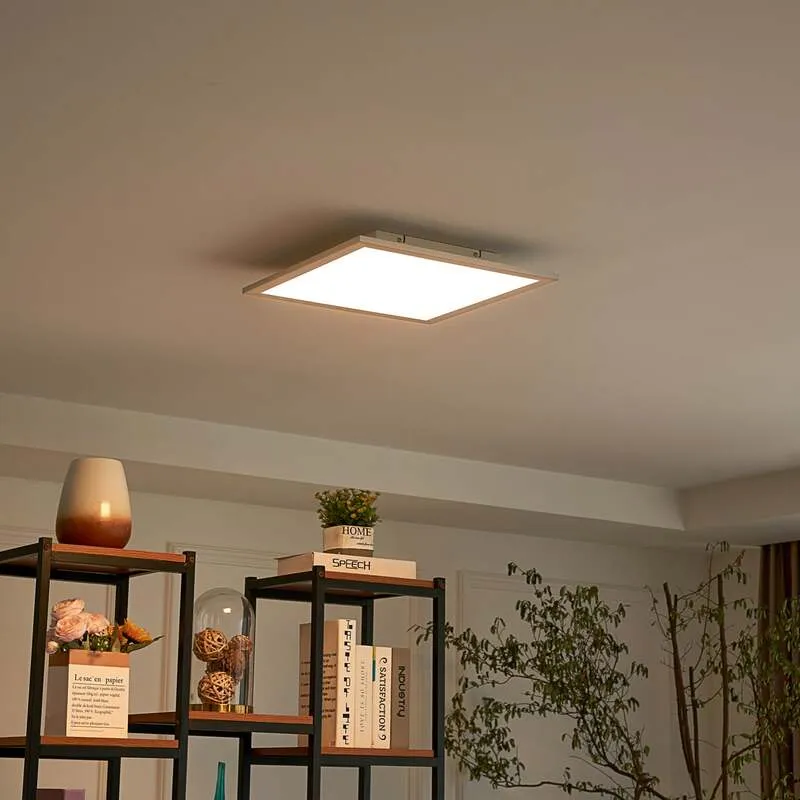 B-Ware Lindby Livel LED-Panel CCT Deckenlampe Deckenleuchte Panel Leuchte Lampe 40x40cm