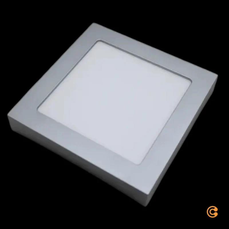 B-Ware Arcchio Deckenleuchte Deckenlampe LED Marlo Silber Quadrat Beleuchtung