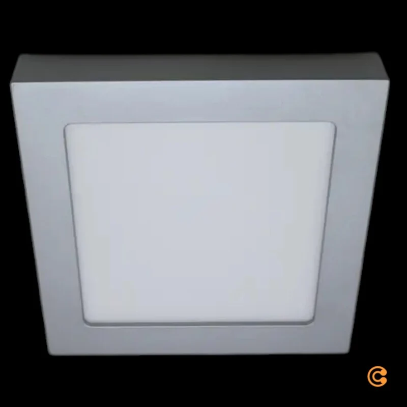 B-Ware Arcchio Deckenleuchte Deckenlampe LED Marlo Silber Quadrat Beleuchtung
