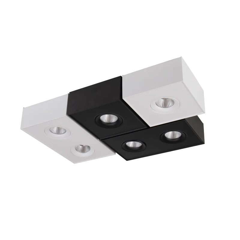 B-Ware SLC Leuchte Aufbauleuchte Deckenleuchte LED Downlight DL04 Surface X2 weiß 3000K
