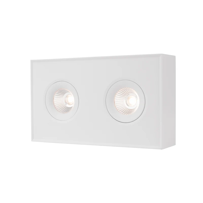 B-Ware SLC Leuchte Aufbauleuchte Deckenleuchte LED Downlight DL04 Surface X2 weiß 3000K