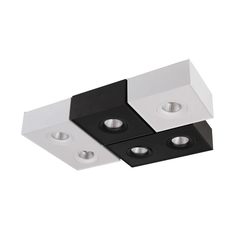 B-Ware SLC Leuchte Aufbauleuchte Deckenleuchte LED Downlight DL04 Surface X2 weiß 3000K