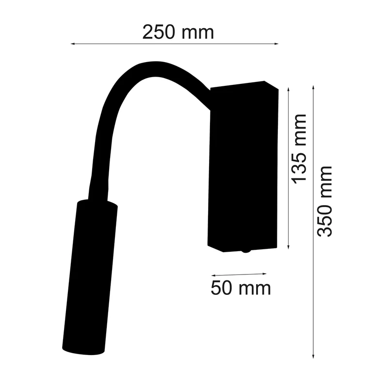 B-Ware Busch Wandlampe Wandleuchte Flexarm Rocco LED nickel matt Aluminium608