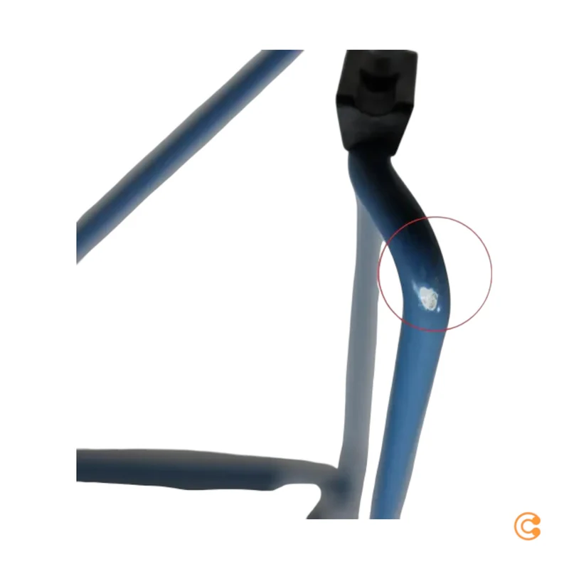 B-Ware HAY Stuhl Sessel Outdoor X-Line Blau stapelbar Gartenstuhl SIEHE TEXT/FOTO