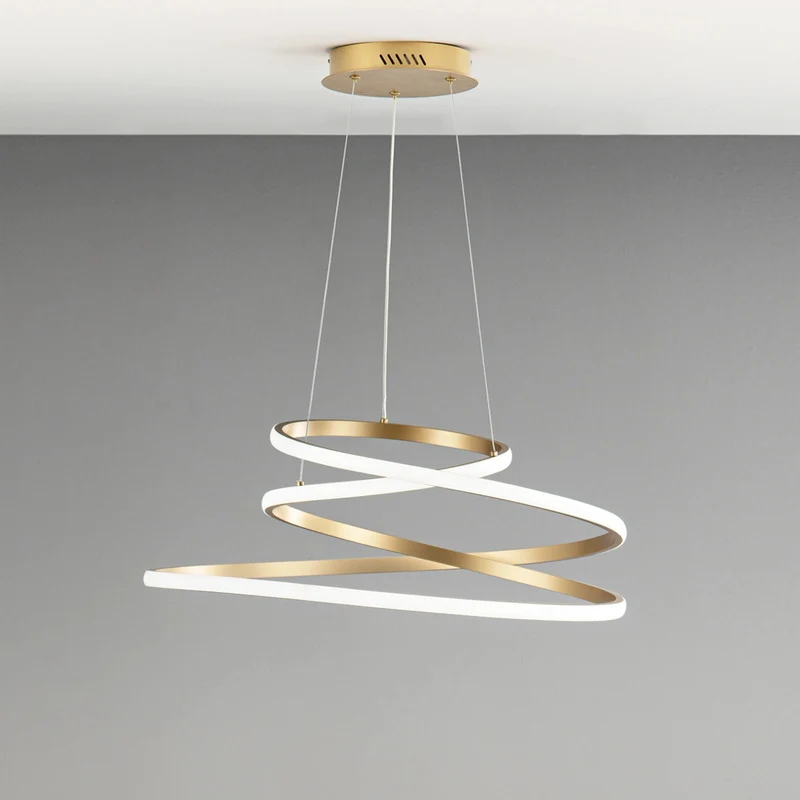 B-Ware Luce Ambiente Design Hängeleuchte Pendelleuchte LED gold Coaster Ø 60 cm CCT