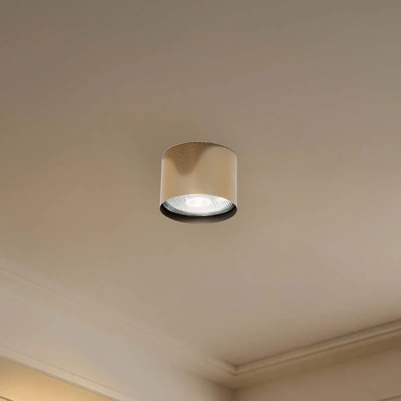 B-Ware Deckenstrahler Chloe Deckenspot Strahler messingfarben Stahl dimmbar GU10 LED