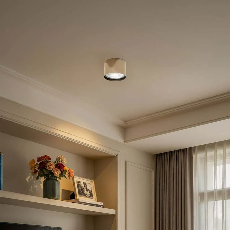 B-Ware Deckenstrahler Chloe Deckenspot Strahler messingfarben Stahl dimmbar GU10 LED