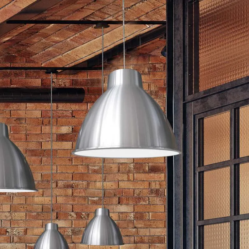 B-Ware Aluminor Hängeleuchte Hängelampe Deckenlampe Deckenlicht Leuchte Industriestil
