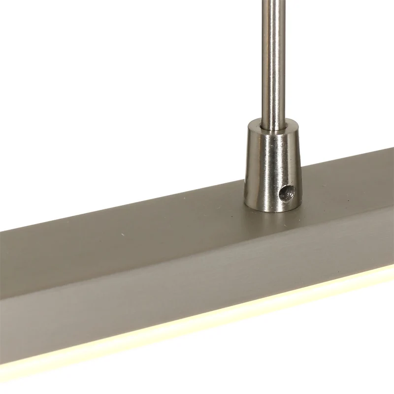 B-Ware Steinhauer Pendelleuchte Hängelampe Zelena LED Stahl Kunststoff Weiß dimmbar