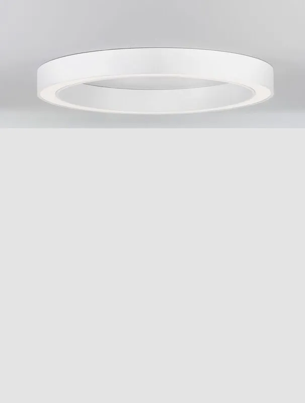 B-Ware Nova Luce Deckenleuchte Deckenlampe LED MORBIDO Weiß Steuerbare CCT Dimmer