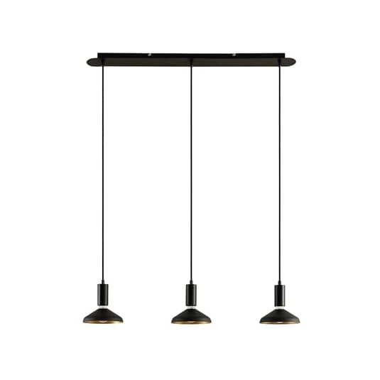 B-Ware Arcchio Jaika Pendelleuchte Pendelleuchte Deckenlampe Hängeleuchte schwarz 3-flg