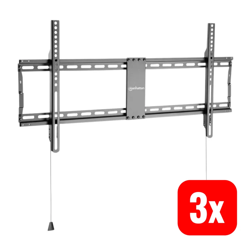 3x B-Ware Manhattan TV-Wandhalterung Zusammenklappbar 109,2-254,0 cm Wandhalterung 3 STÜCK