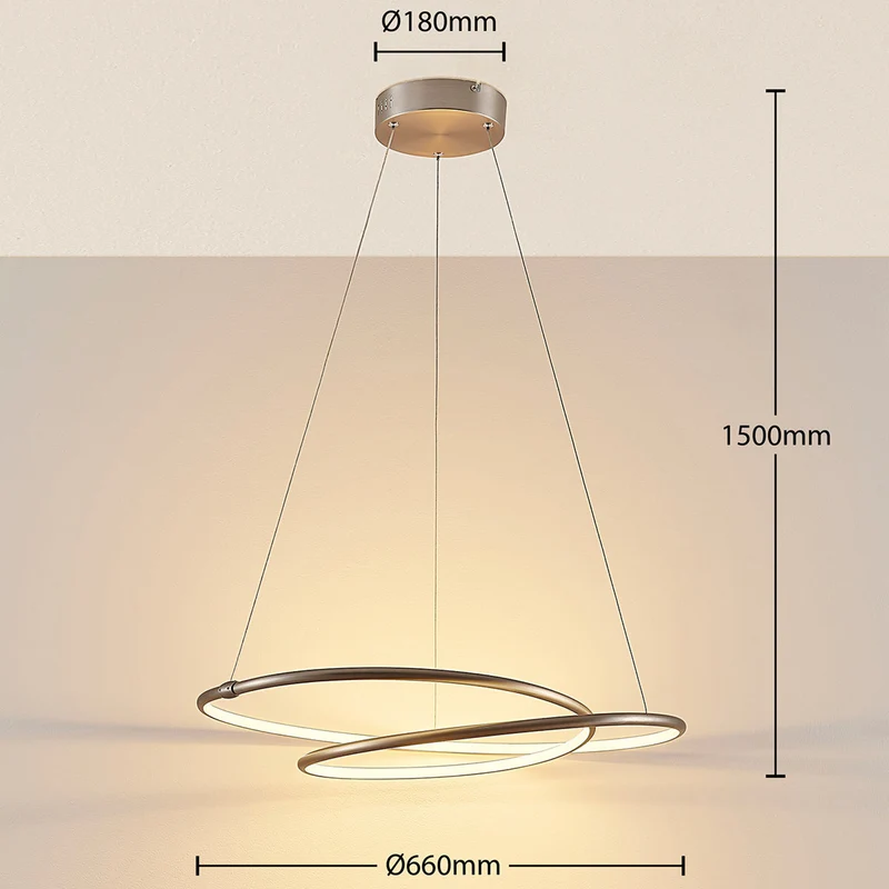B-Ware Lampenwelt LED Hängeleuchte Mirasu Deckenlampe Pendelleuchte Deckenlampe LED