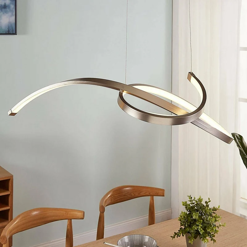 B-Ware Lucande Filigrane LED-Pendelleuchte Dominykas Lampen Leuchte Pendelleuchte LED 3