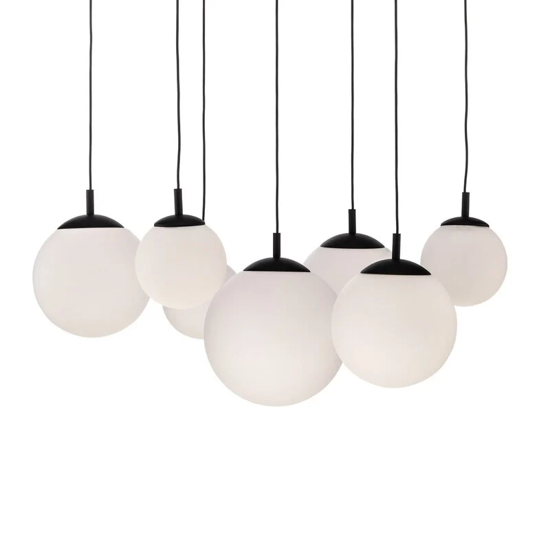 B-Ware Hängeleuchte Esme Opalglas 7-flg dezentral Deckenlampe Leuchte SIEHE TEXT/FOTO