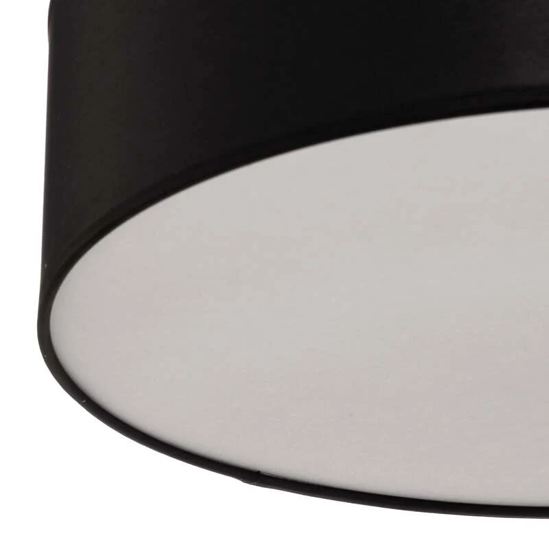 B-Ware TK Lighting Deckenleuchte Lampe Rondo dunkelgrau Textil Ø45cm E27 LED SIEHE TEXT