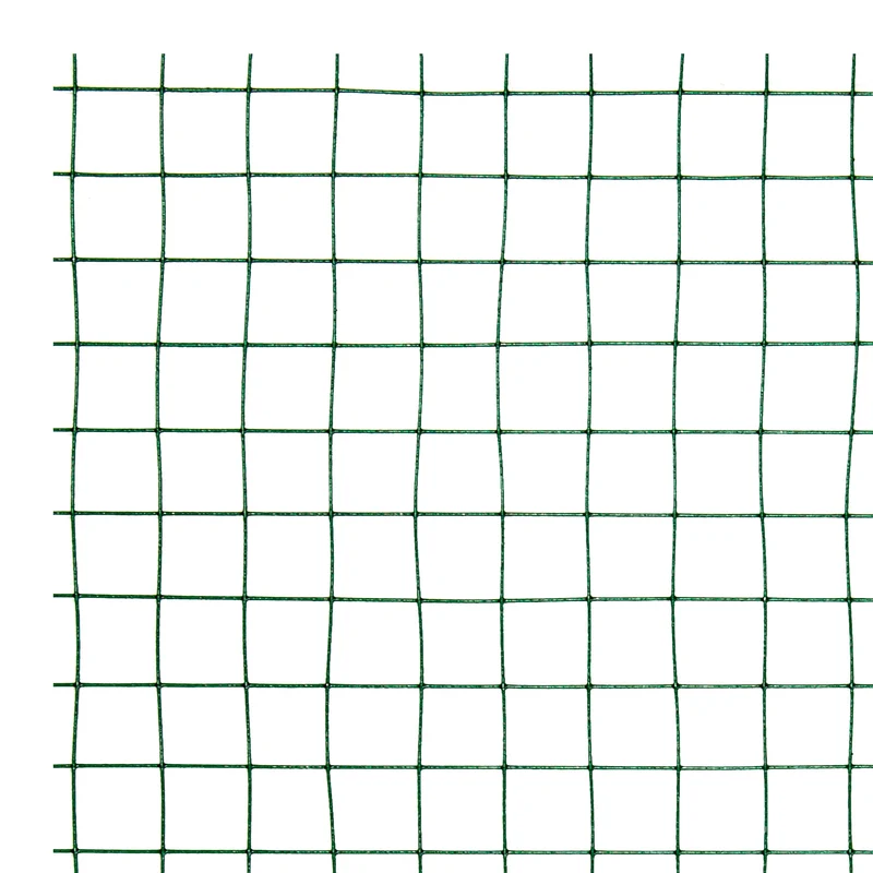 Volierendraht Grün aus verzinktem Stahl 1x25m Drahtstärke 1,05mm Maschenweite 25x25mm