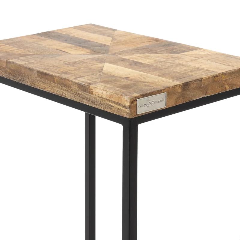 Beistelltisch 3er Set Natur aus Mangoholz WOMO-Design