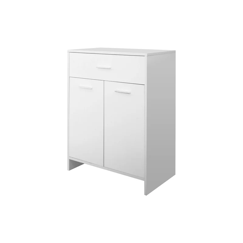 Badezimmerschrank Badschrank Weiß 60x80x33 cm ML-Design